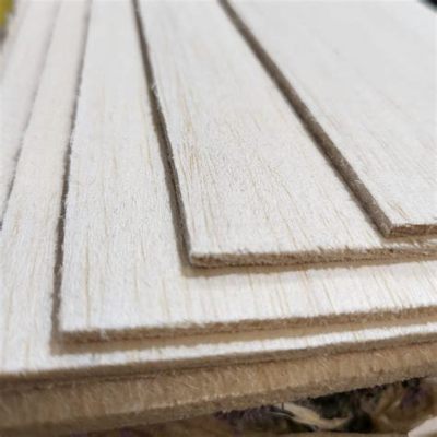  Balsa Wood: Lekki, Wytrzymały Materiał do Budowy Modeli i Nie Tylko!